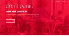 Desktop Screenshot of dontpanic.cz